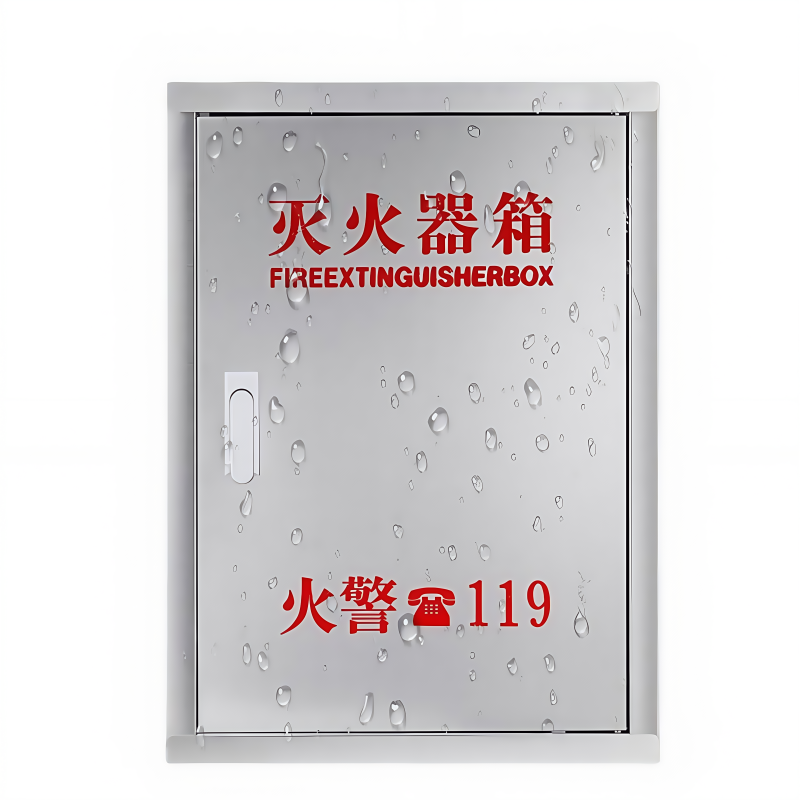 义尊 不锈钢灭火器箱 6-8KG*2 个高清大图