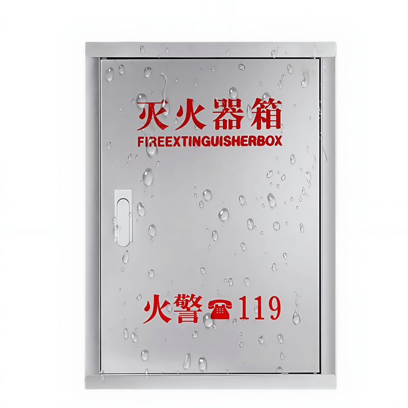 义尊 不锈钢灭火器箱 6-8KG*2 个图片