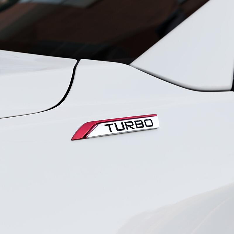 TURBO涡轮增压车贴吉利新帝豪帝豪gs叶子板车标 后备箱装饰车贴 叶子板红色一对