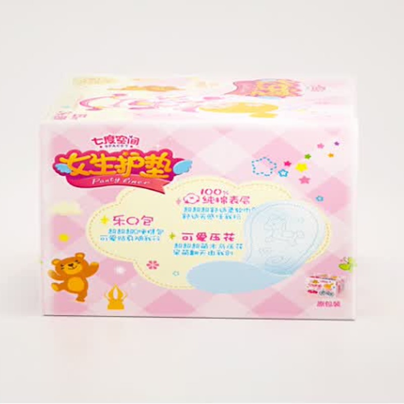 七度空间 5QDBN618(包装) 女生护垫纯棉透气超薄18片*5包装高清大图