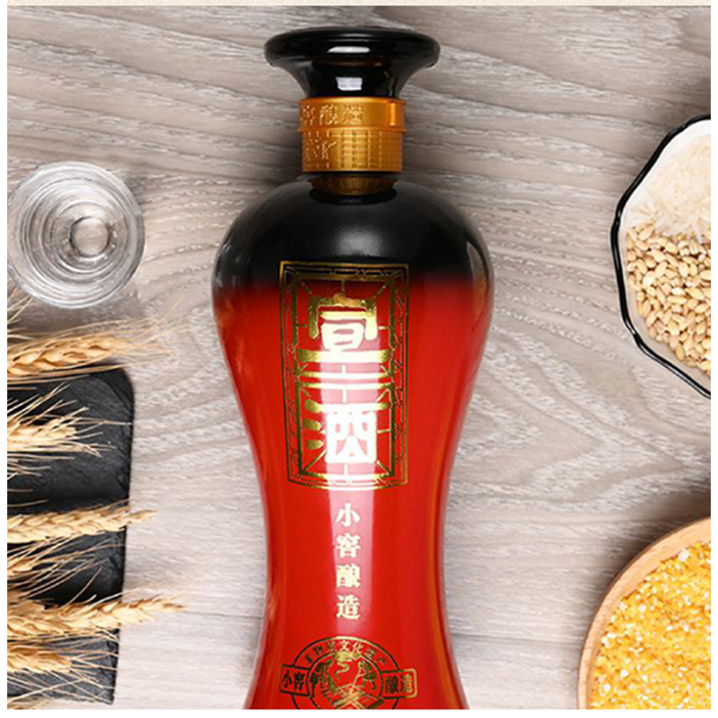 宣酒5年国产白酒425ml4瓶整箱装40度浓香型白酒小窖酿造纯粮酒