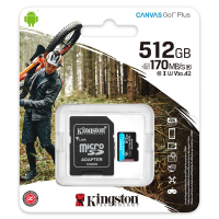 金士顿(Kingston)512G U3 V30 A2 4K switch内存卡 TF存储卡 读速 170MB/s高速版