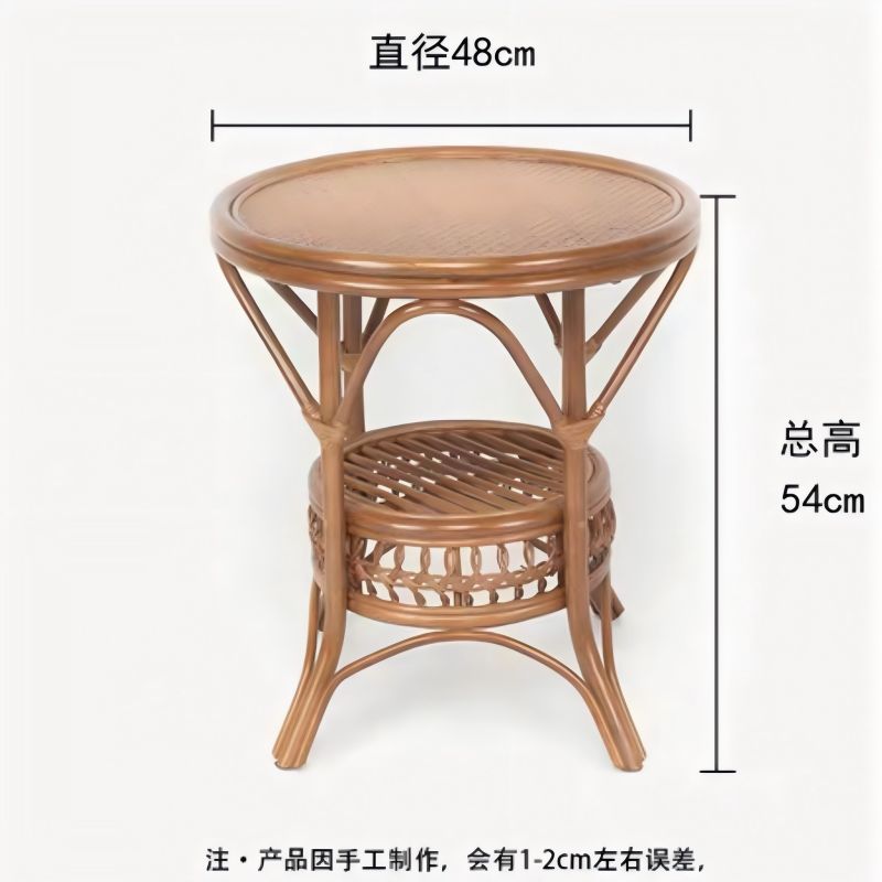 鑫苏威高背藤椅(两椅一桌XSW-TY110-3组)高清大图