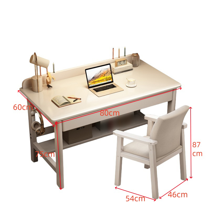 汇微书桌椅 写字桌椅800*600*750mm套 桌椅组合