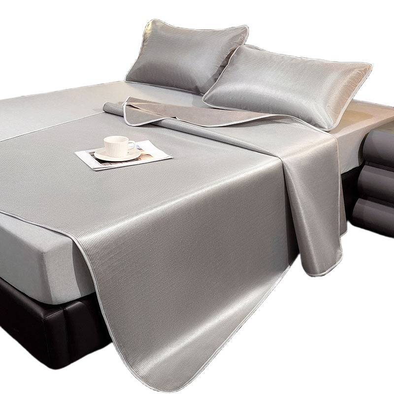 浩博时代 凉感冰丝凉席两件套 120*195CM 套图片