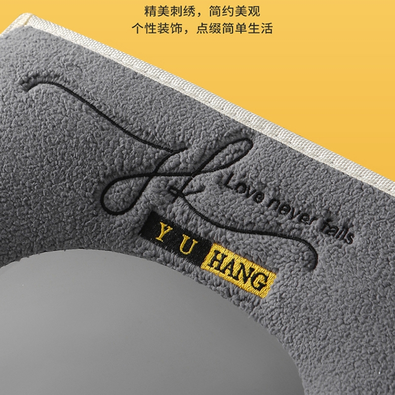 米魁马桶坐垫家用四季通用坐便套拉链座便器垫子冬季加厚马桶垫圈