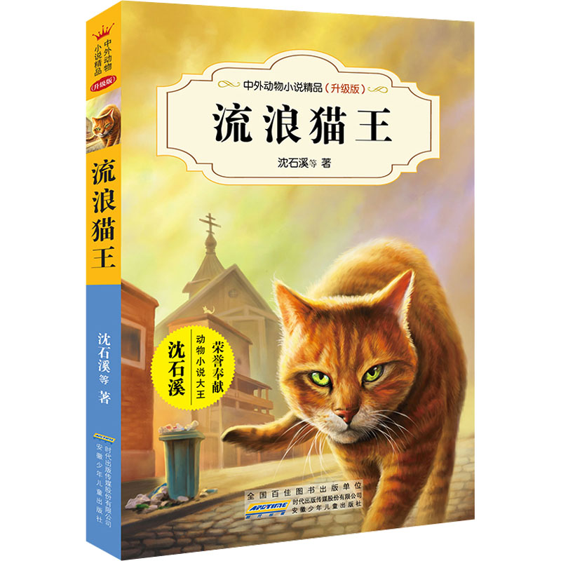 流浪猫王/沈石溪中外动物小说精品升级版 9-12岁儿童文学励志动物成长故事 三四五六年级中小学生课外阅读书籍 沈石溪的书