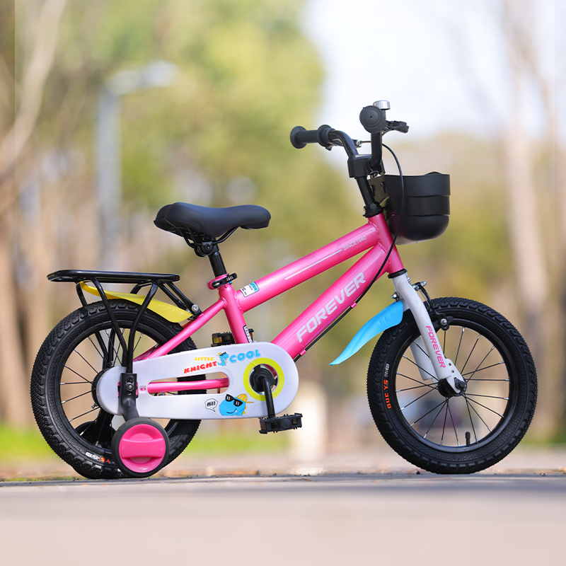 永久儿童自行车男孩女孩36岁以上脚踏车童车带辅助轮小孩单车f300