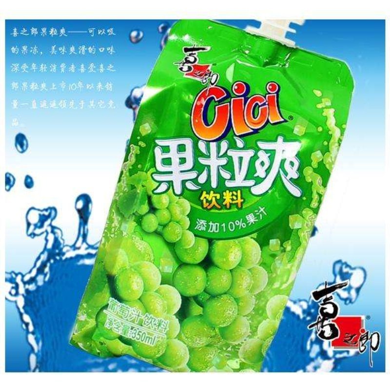 喜之郎cici果粒爽(葡萄味) 350ml
