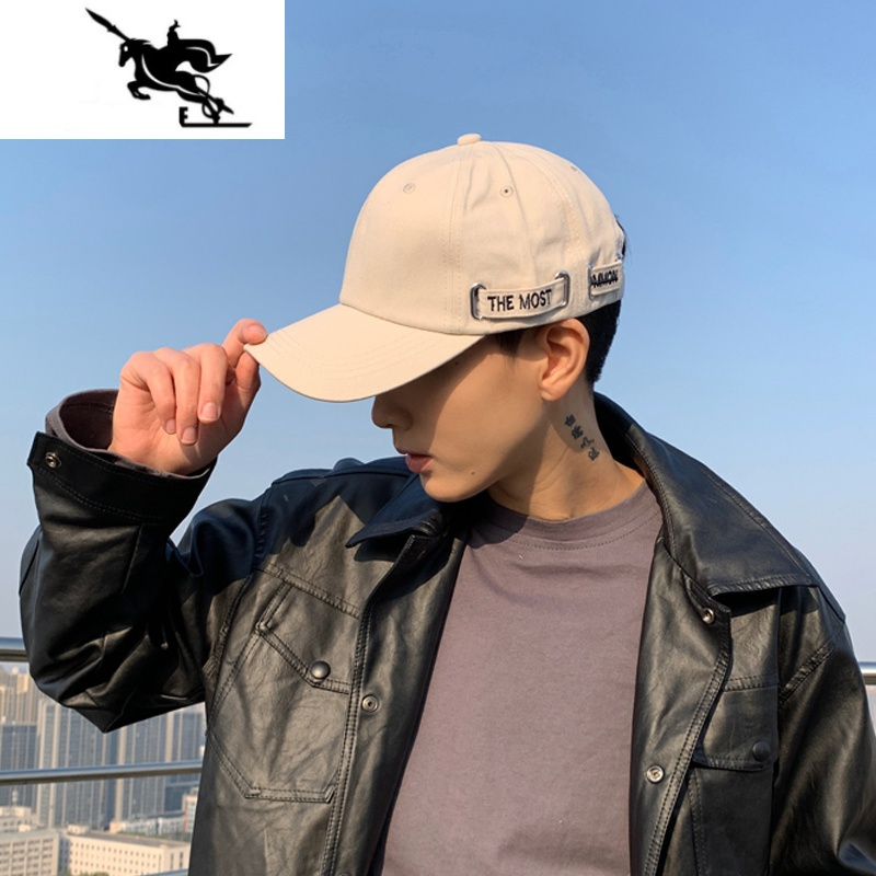 newlake帽子男潮牌韩版黑色鸭舌帽男潮人太阳帽男青年遮阳帽软顶棒球