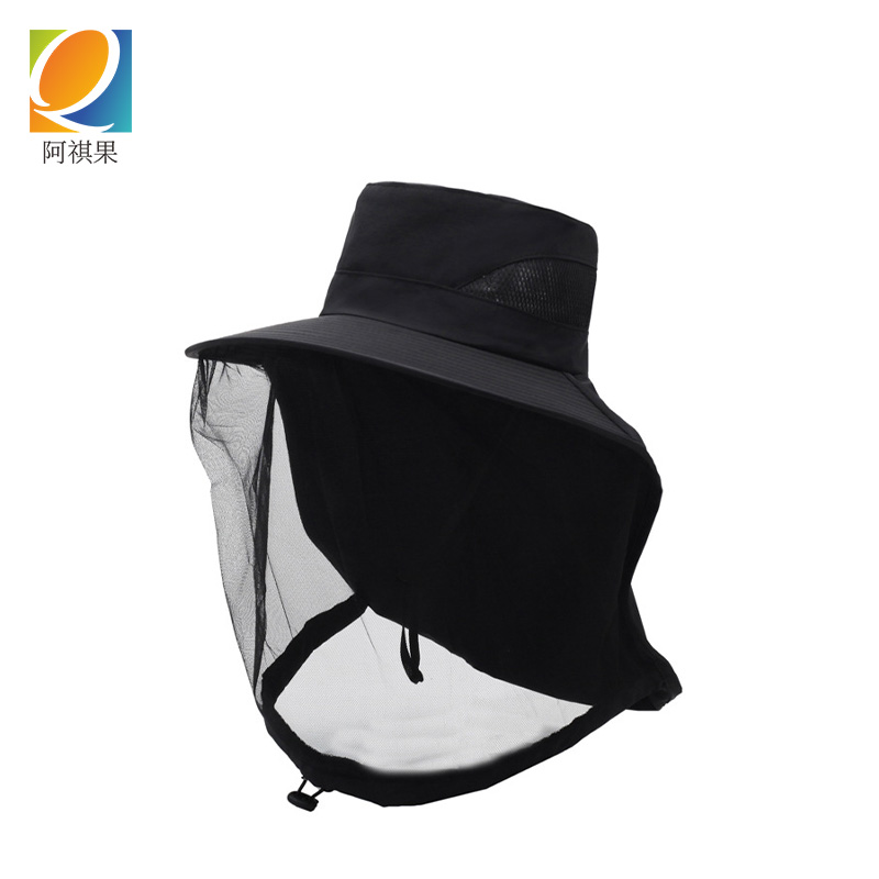 阿祺果 遮阳帽 带面纱 顶高清大图