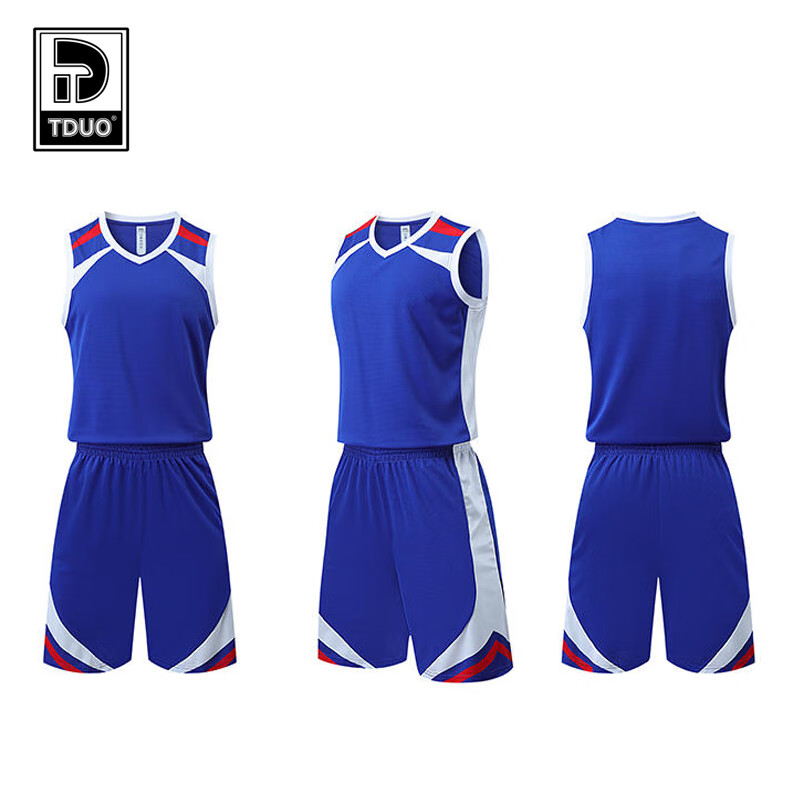 Tduo篮球服 V4 套 彩兰 2XL
