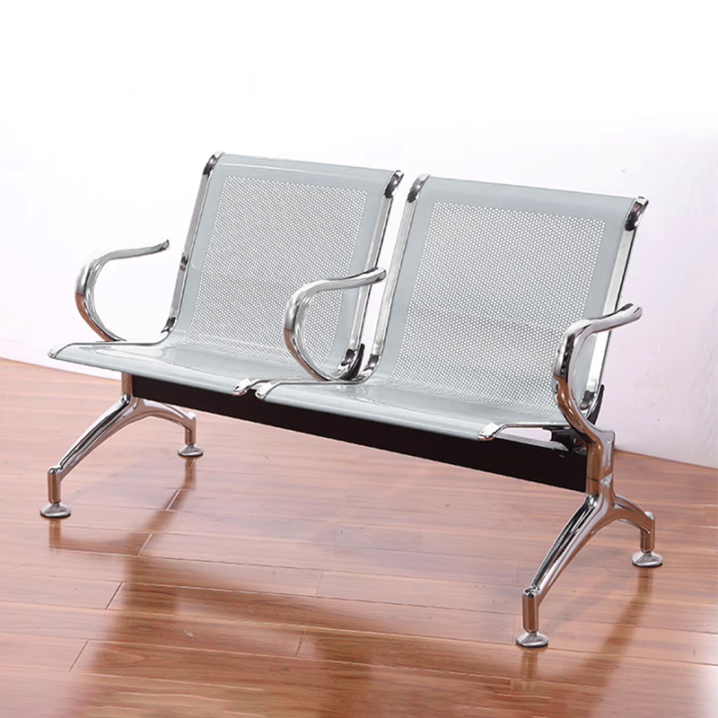 中豫鑫泽 ZYXZ5021029 连排椅机场椅公共座椅长椅等候椅 二人位银灰色高清大图