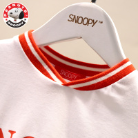 史努比(SNOOPY)女童吊腰短袖T恤儿童春夏季女孩子衣服宝宝运动休闲T恤时尚卡通衣服SP02GT6039T