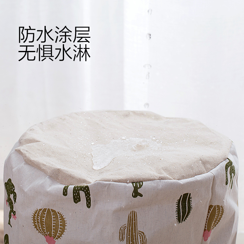 可折叠棉麻脏衣篮家用洗衣篓大号装玩具脏衣服收纳筐脏衣篓高清大图