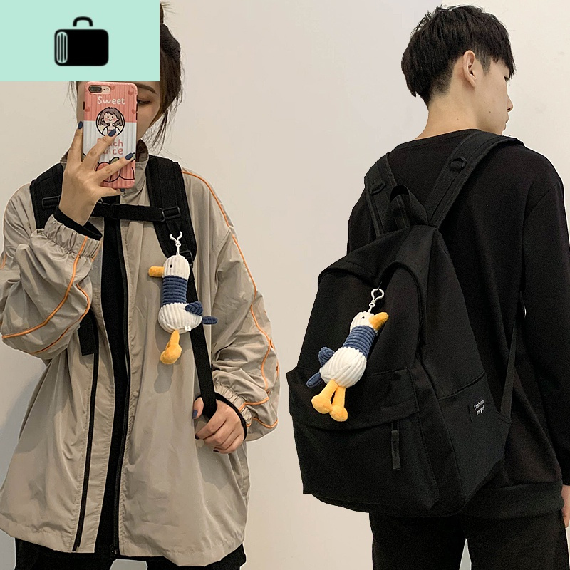 书包韩版原宿ulzzang女韩版高中学生初中生百搭ins风男背包双肩包NEW LAKE