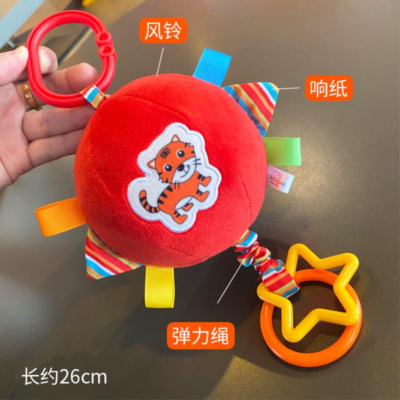 婴儿视力训练红球0-3个月新生的儿宝宝视觉追视红色软布球玩具儿玩高清大图