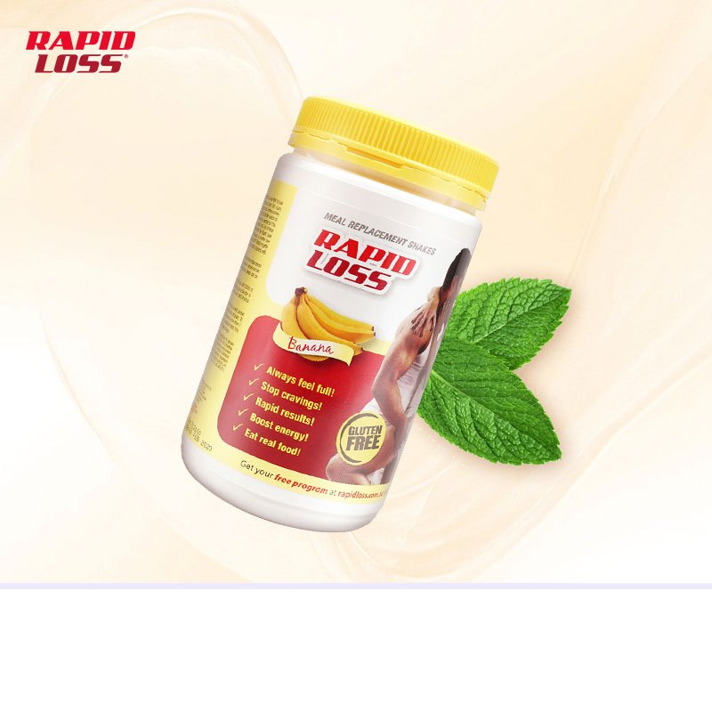 RAPID LOSS 香蕉味代餐奶昔 750g 膳食营养补充剂