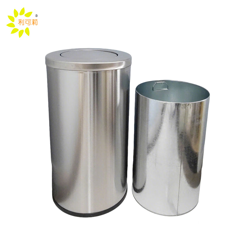 利可莉 特大号翻盖垃圾桶 48*82cm 个高清大图