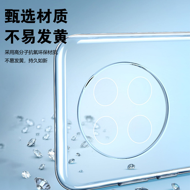 BOEEK 适用于OPPO A2 Pro/A2X手机壳a2pro透明软壳防摔减震轻薄防滑简约男女全包镜头保护套
