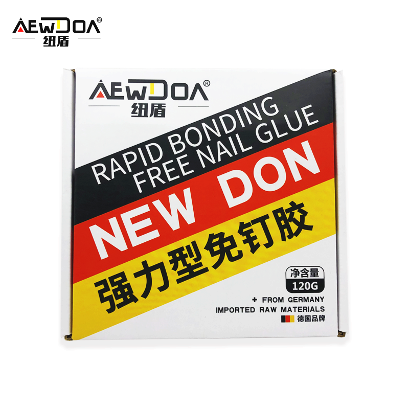 纽盾(NEW DON)免钉胶 密封胶 玻璃胶 液体钉 厨卫五金挂件踢脚线固定胶 多功能强力胶环保净味 免钉胶