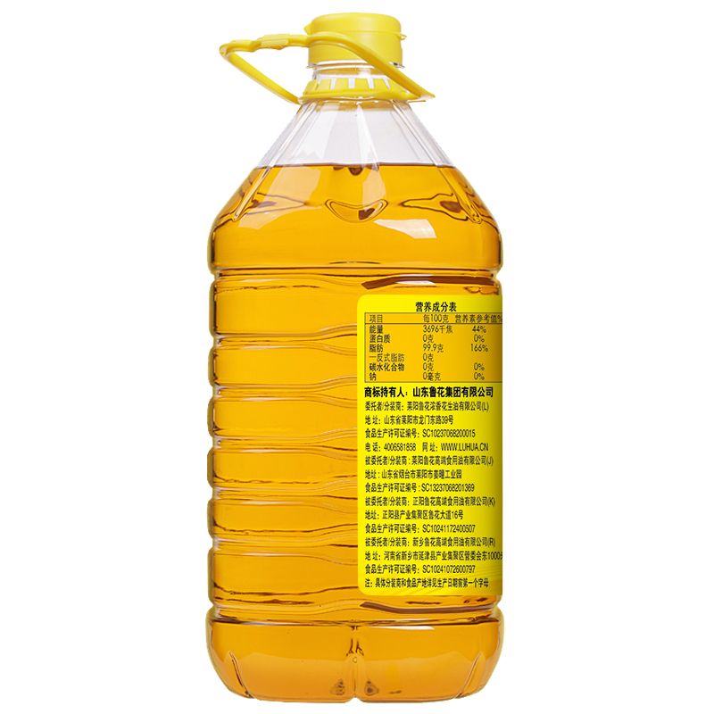 鲁花 食用油 5S 压榨一级 花生油 5L 物理压榨特香纯正高清大图