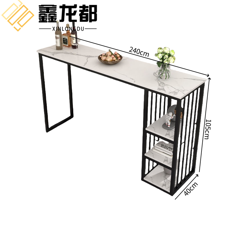 鑫龙都吧台桌 吧台桌2.4米张 高1.05米