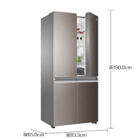 【二手99新】海尔（Haier）BCD-501WDGR 501升十字门冰箱 变频彩晶 自锁式干湿分储 智能杀菌