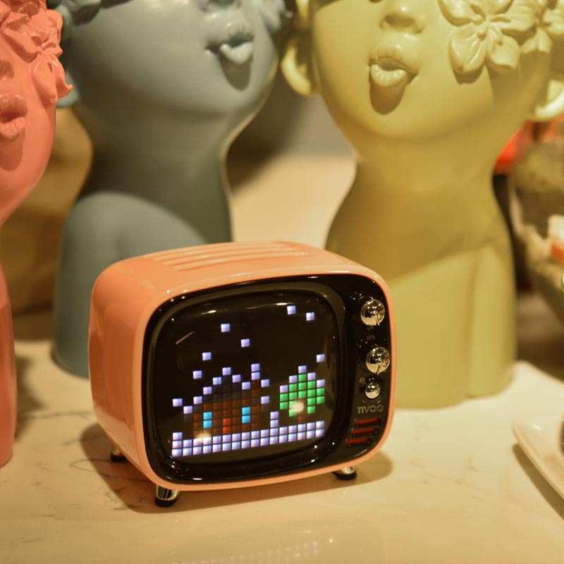 Divoom Tivoo像素电视蓝牙音箱 粉色