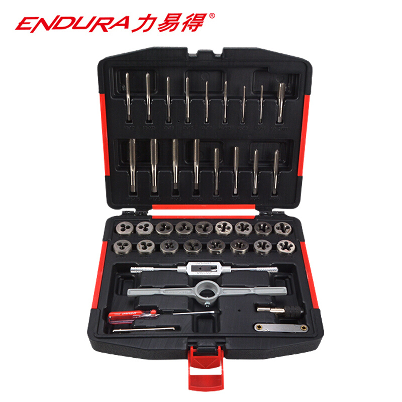 力易得(ENDURA)高速钢公制全磨制手用丝锥螺纹丝锥丝攻手动丝锥高清大图