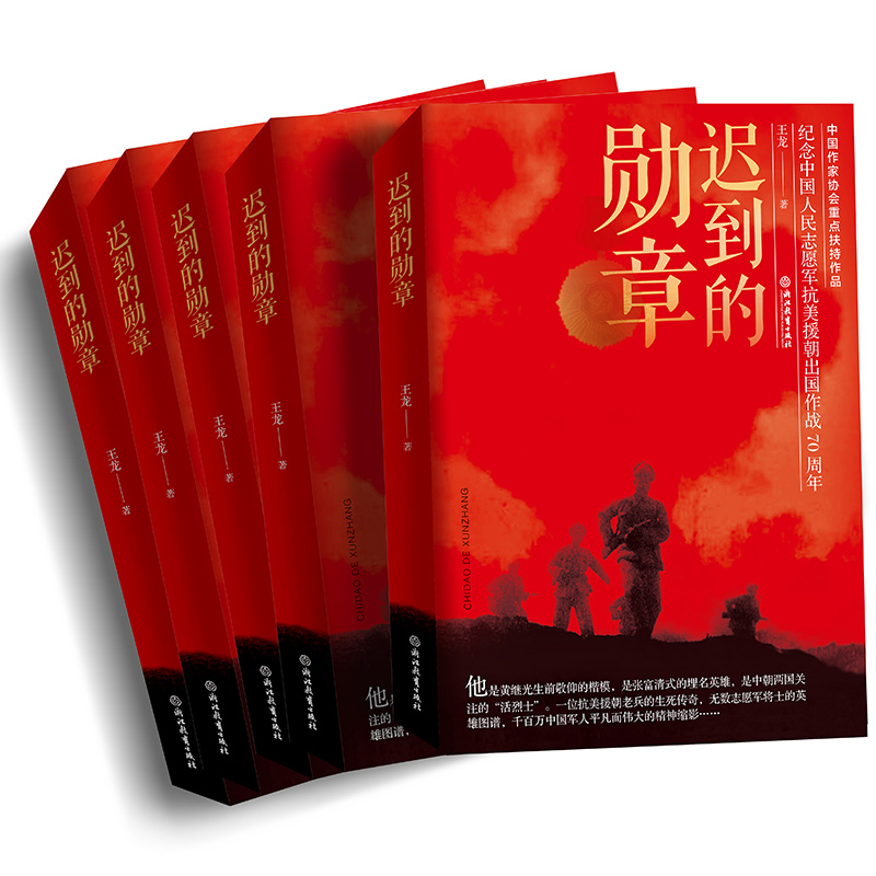 [正版]迟到的勋章 王龙著 柴云振英雄人物故事 一位平凡老兵的英雄赞歌 战争纪实抗美援朝历史战争书军事题材报告文学书籍高清大图