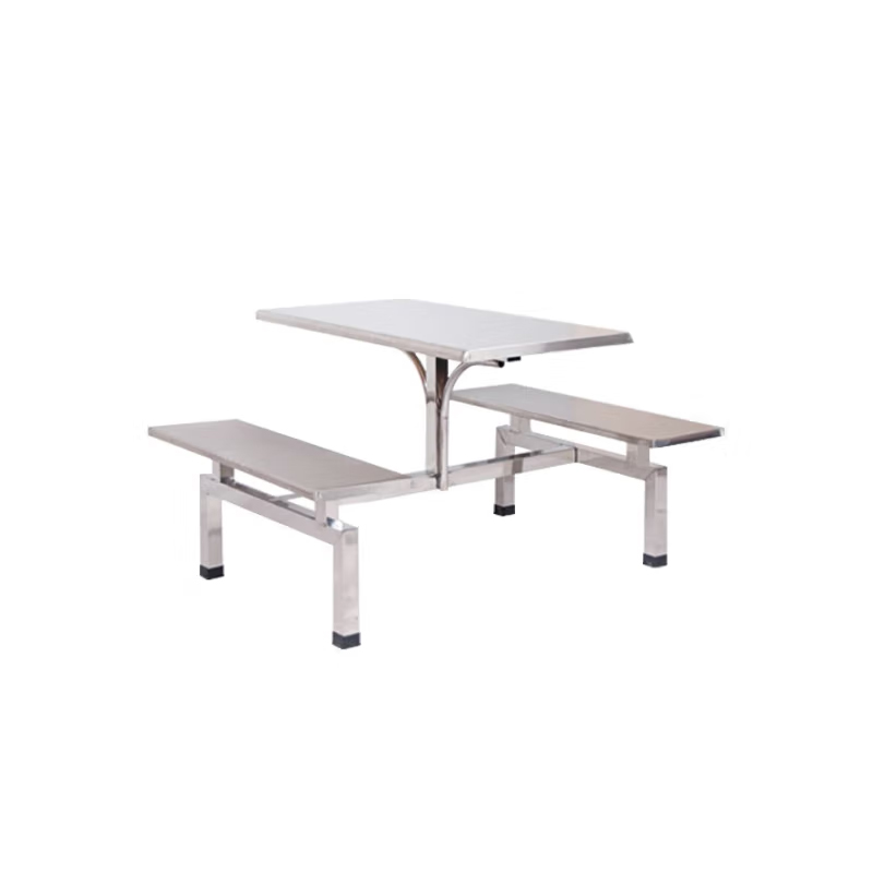 合祥源 连体餐桌椅组合 1200*600*750mm QX-CZ24 单位:张高清大图