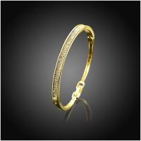 Z001 Women Gold Bracelet 女士水晶手镯镀18K玫瑰金日韩首饰配饰送女朋友七夕情人节礼物