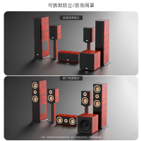 先科(SAST)5.1家庭影院高保真HiFi落地音响音箱 客厅影院组合