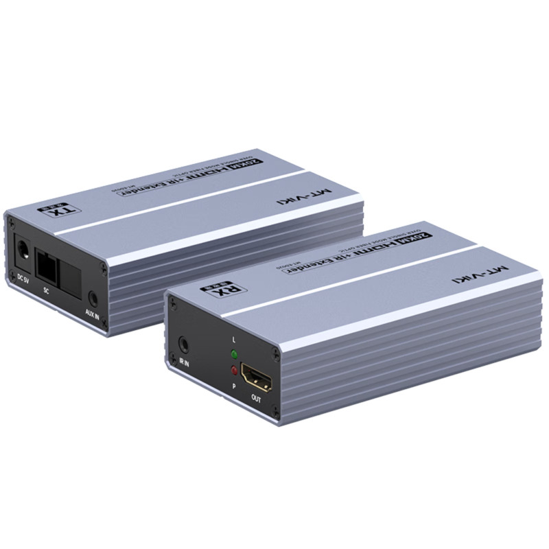迈拓维矩 MT-viki HDMI延长器 光纤收发器hdmi光端机传输器SC光纤单模音视频同步20KM MT-ED020