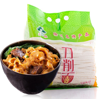 天穆 刀削面1200gx1袋 大碗宽面条挂面油泼面烩面 爽滑面片面皮