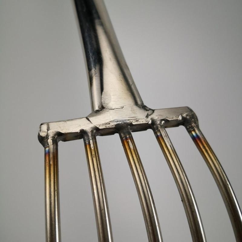 七齿纯手工未喷漆赶海耙子 赶海耙子拾花生工具不锈钢耙子挖蛤蜊牡蛎