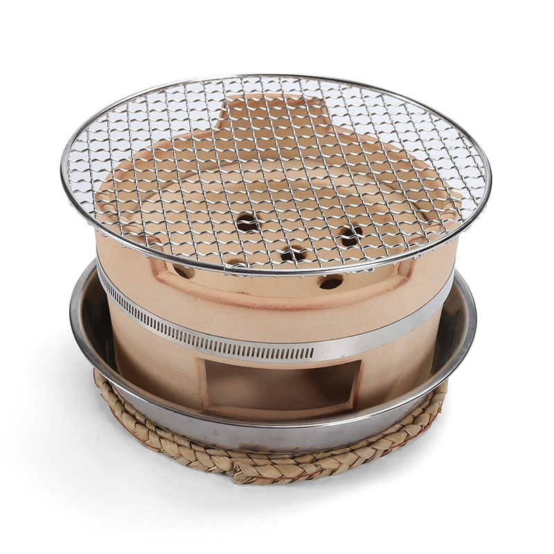 炭炉烧烤木炭打边炉闪电客烤肉火锅家用商用泥炉土灶碳炉烧碳小火炉