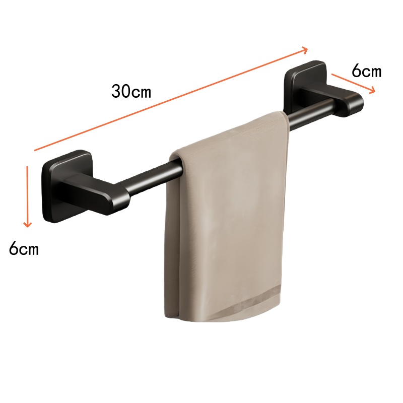 珂攸洋曜黑毛巾架个高清大图