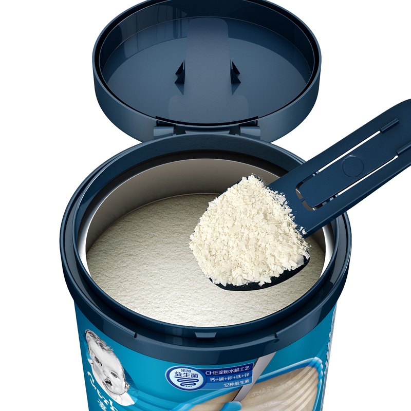 嘉宝(Gerber)婴儿辅食 2罐原味+1罐钙铁锌 苏宁定制限量礼盒3罐装