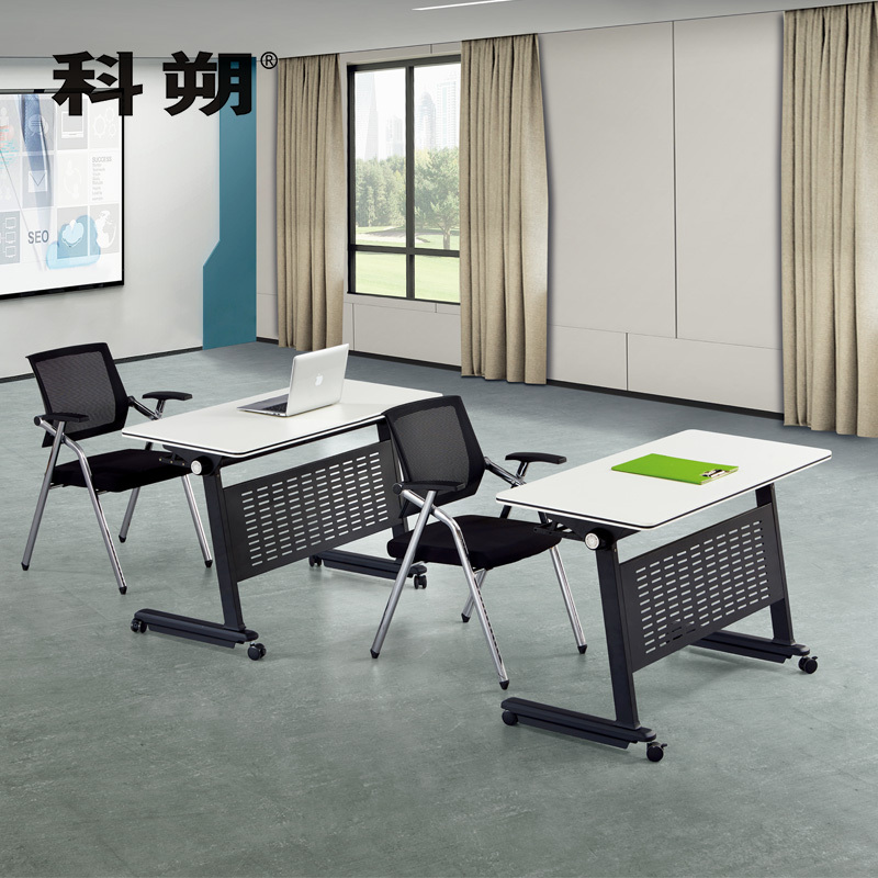 科朔 折叠桌条桌长条会议桌翻版桌会议桌1200W*500D*750H FT-3812