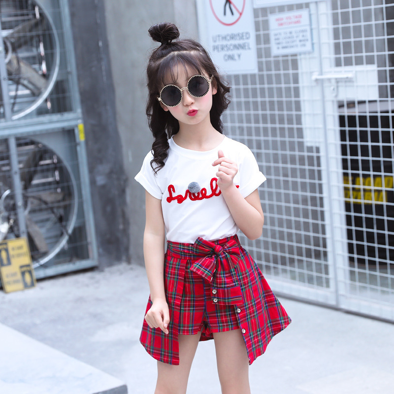 好看漂亮的姐妹装夏季女童套装韩版姐妹儿童两件套小学生衣服女孩夏装