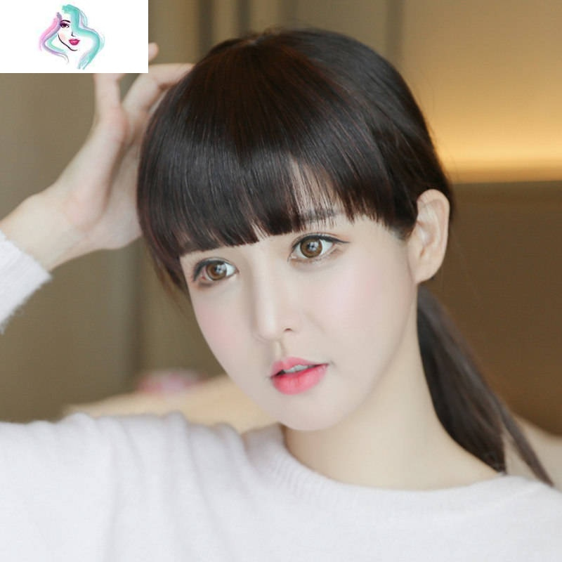 齐刘海假发女一刀齐网红仿真发漫画平刘海自然无痕空气修脸隐形你那么