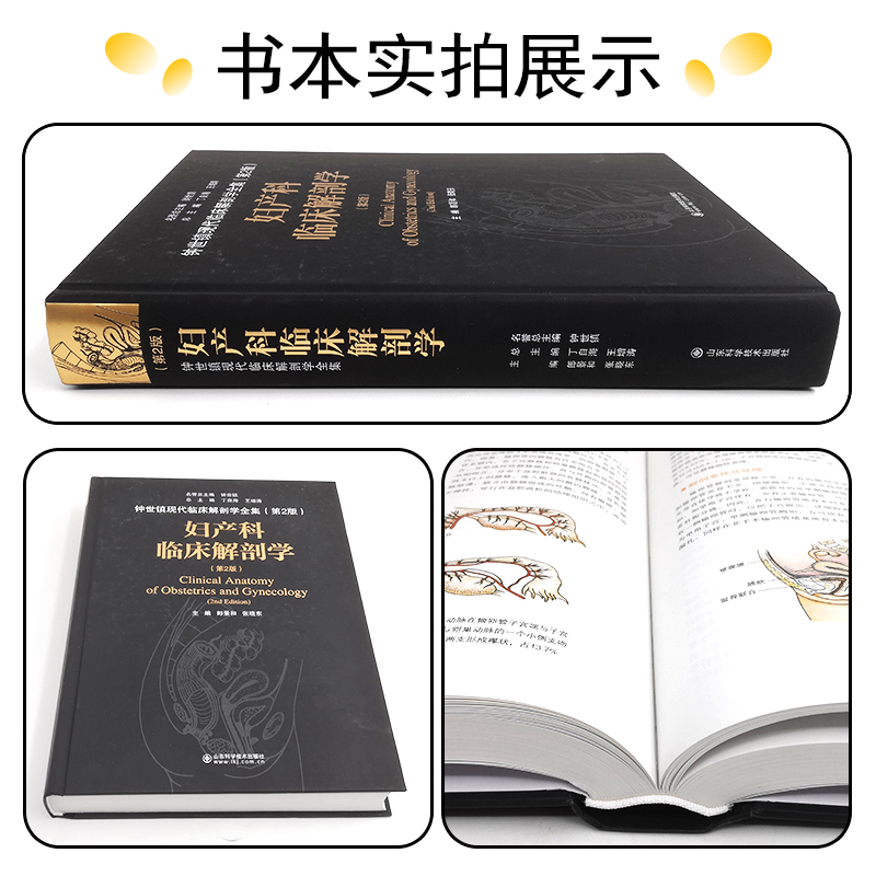 [正版] 妇产科临床解剖学第2版 钟氏镇现代临床解剖学全集第2版 郎景和 张晓东 临床解剖案例教程 山东科学技术出版社高清大图