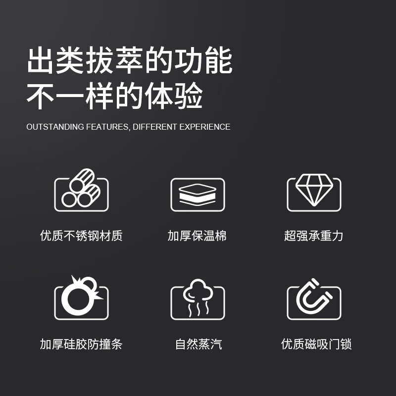 金佰特 KING BETTER 宴会保温餐车商用 单门7层移动保温柜送餐车 酒店医院食堂OSDBWCDM-7高清大图