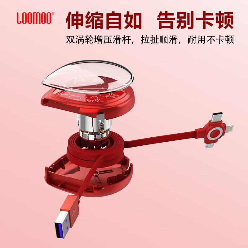 乐默(LOOMOO) 水凝快充收纳线 LCB-330高清大图