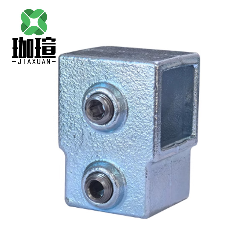 珈瑄 镀锌方管短三通 25mm 个高清大图