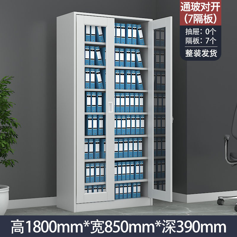 健卡侬 双面对开门办公柜 J82/组高清大图