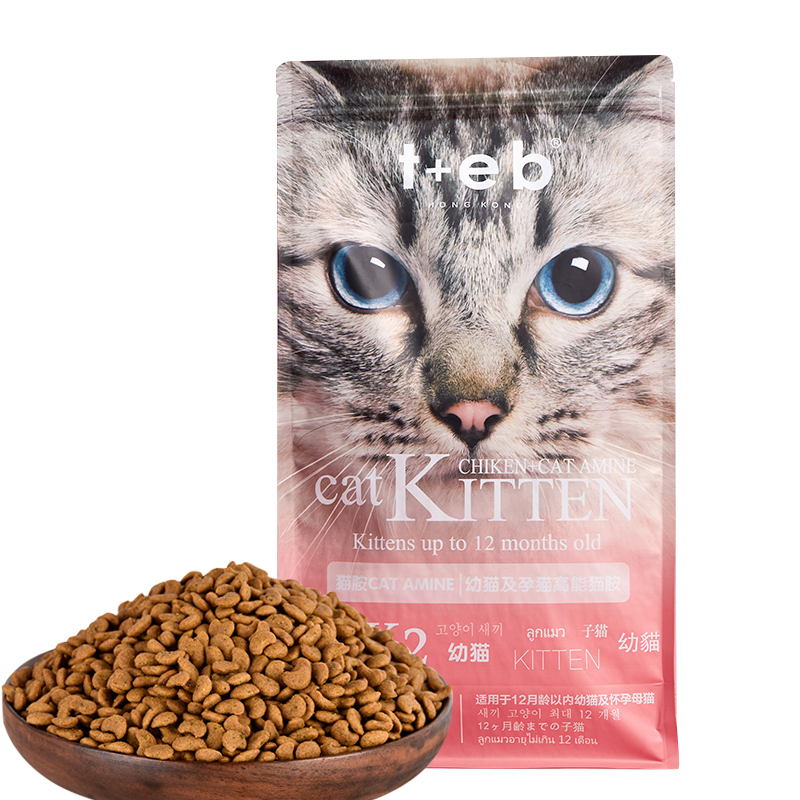 汤恩贝K2BK2幼猫猫粮美短 进口原料奶糕怀孕母猫英短天然猫粮10kg高清大图