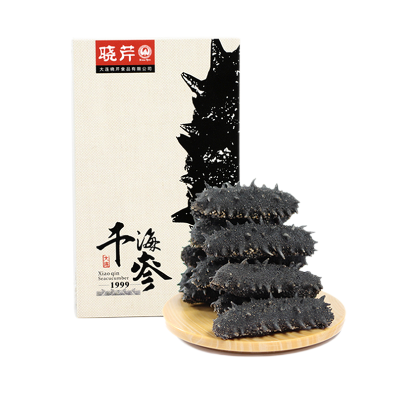 晓芹 大连淡干海参 50g 辽刺参 海参干货 海鲜水产 11-14头/50克